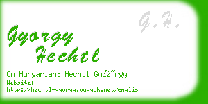 gyorgy hechtl business card